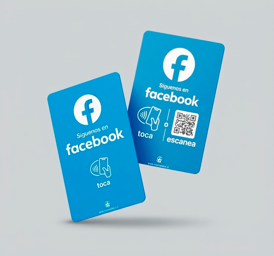 Tarjeta NFC Facebook