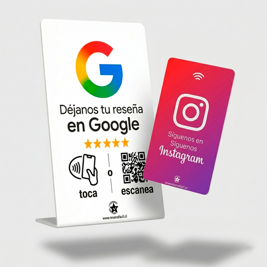 Pack Dúo: 1 Stand + 1 Tarjeta (Tú eliges)