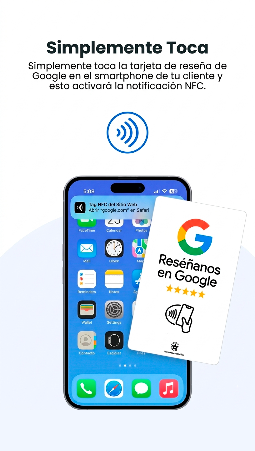 Tarjeta NFC Google Reviews