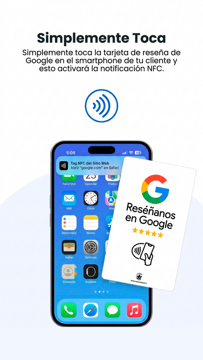 Tarjeta NFC Google Reviews