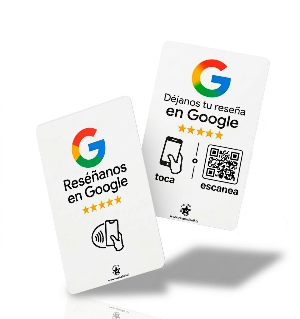 Tarjeta NFC Google Reviews